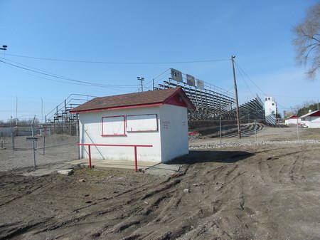 Tri-City Motor Speedway - Ticket Booth Photo From Water Winter Wonderland (newer photo)